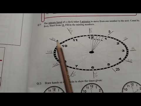 Time || solved work sheets || class 2