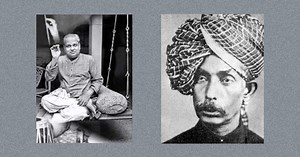 Listen: Marathi natya geet performed by Abdul Karim Khan and Kumar Gandharva