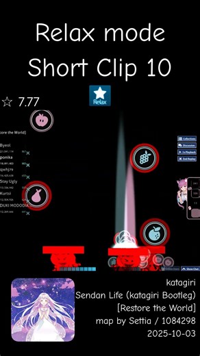 osu catch the beat relax short clip 10