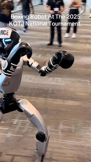 Boxing Robot vs Kid 👀 (( why it start kicking 😮‍💨😭)) | Sherrelle Bpromo