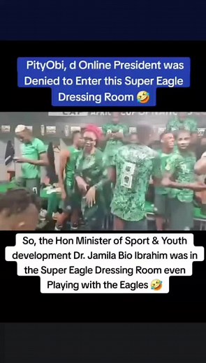 Inside the Super Eagles Dressing Room with Pity Obi
