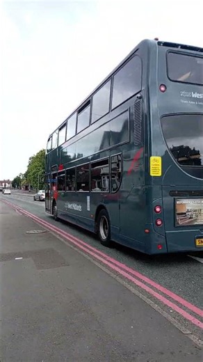 National Express West Midlands Enviro 400 4960 Bus Route 5 Sutton Coldfield