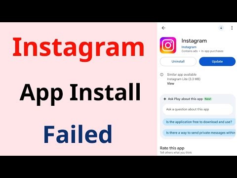 Instagram App Install Failed | How to Fix Instagram Install Failed (2026)
