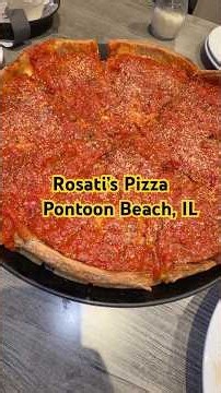 Rosati’s 📍 5147 Pagano CtPontoon Beach, IL 62040 #fyp #viral #explore #foodreview