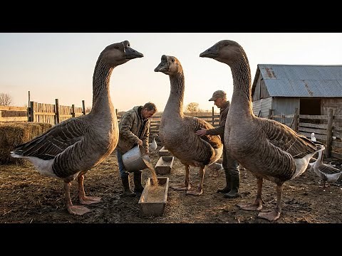African Goose Farming From Start to Finish | Complete Real-Life Process