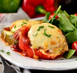 Sausage and Pepper Ring Mini Meatloaves - Quick & Easy