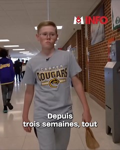Dillon, 13 ans, a sauvé une soixantaine de camarades d'un accident de bus scolaire. Ce qu'il lui a permis d'être un héros? Il n’a pas de téléphone portable. Il témoigne pour la première fois. 🎥 Vincent Pléven | M6 Info