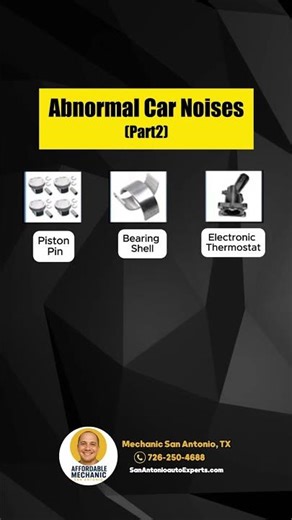 What are more abnormal car noises you should not ignore? Part 2 🚗🔧