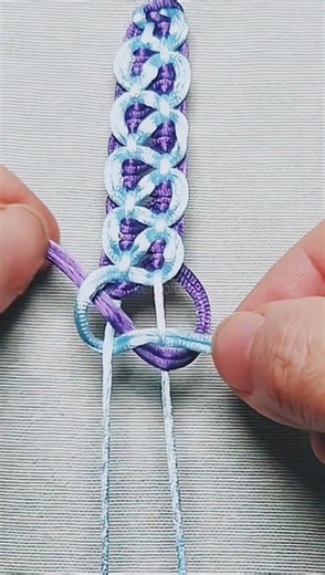 DIY Easy coiled snake knot macrame bracelet🐍 | Kerol03