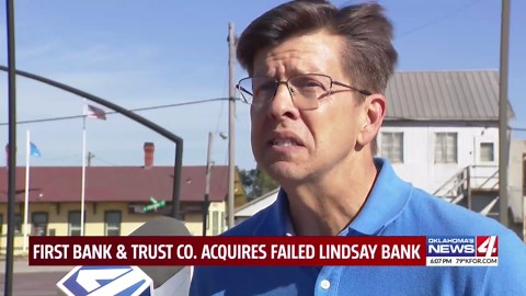 First Bank & Trust Co. acquires failed Lindsay bank