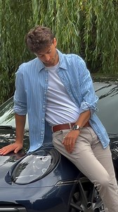 From daily drives to long journeys, the EFK-100D-2A is made to move with you 💙 Link: https://www.casio.com/intl/watches/edifice/product.EFK-100D-2A/ | CASIO EDIFICE