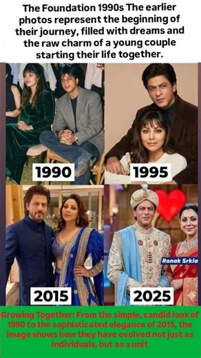 Zero se King Tak: SRK & Gauri Khan’s Incredible Journey (1990-2025) ❤️#bollywood #srk