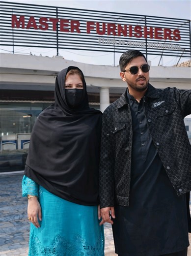 Luxury Turkish Furniture with M.P.A Syeda Nosheen Iftikhar and Mr. Patlu