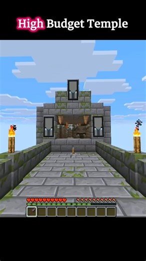 Minecraft Temple Escape! 🏃‍♂️ Running from Ravager & Gaining INSANE Levels! 🔥