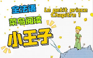 【全法语】小王子原著阅读-Le petit prince -Chapitre 1