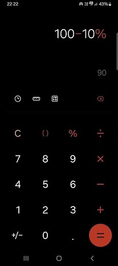 Percentage calculation in Calculator| How to calculate in calculator #maths
