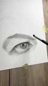 Drawing the eye with graphite |#art #drawingtutorial #sketch #pencildrawing #drawing