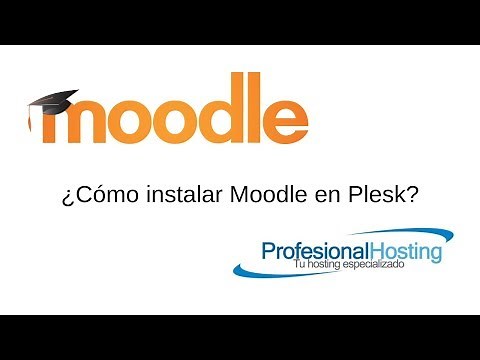 ¿Cómo instalar Moodle en Plesk?