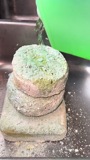 Reviving Dry Sponges: ASMR Cleaning Experience