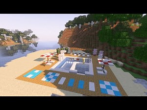 Minecraft: Summer Swimming Pool [ Tutorial ]