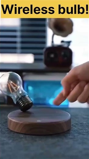 Magic Wireless Bulb जो हवा में जलता है! 🔥 | Magnetic Wireless Power Bulb Unboxing & Review #shorts