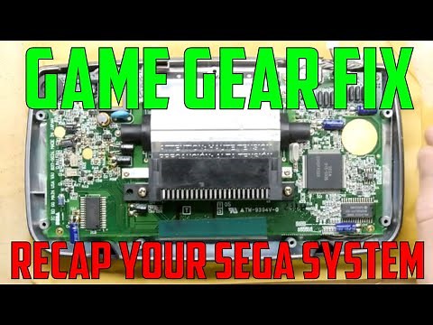 How to Recap and repair your SEGA Game Gear