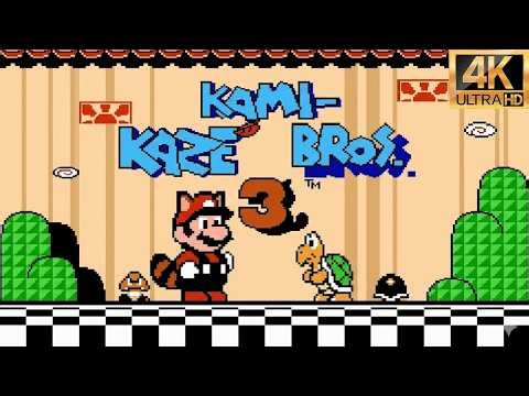 Kamikaze Hack Mario Bros.3 2016 (NES) Retro Gameplay All Bosses Retro Gaming Nostalgia Retro 4K
