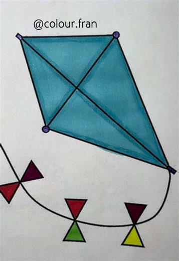 Coloring 🪁 #asmr #coloring #coloringbook #satisfying #satisfyingvideo