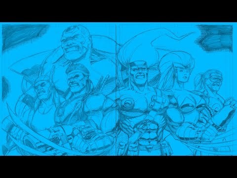 Inking Blood Force Wraparound Cover PT5 - Making COMICS and ART EP 360