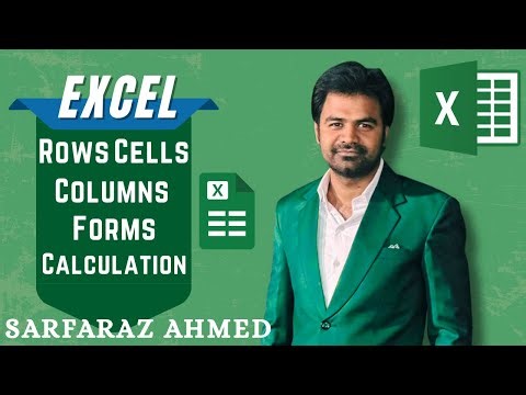 Excel for Beginners Video 1 - The Complete Course | Rows, Columns, Cells & Basic Formulas and FORMS