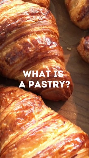 Hey bakers, do you love a good pastry? 🥐 The term “pastry” primarily refers to either savory or sweet products wrapped in some form of pastry dough. There are many forms of pastry dough, though the most common is shortcrust pastry dough. Get the basics on pastries in this video! #pastry #croissant #viennoiserie #lamination #puffpastry #patefeuilletee #baking #bakingtiktok #bakingtok #baker #professionalbaker #bakingexpert #learnontiktok