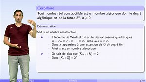 Règle et compas - partie 4 : corps et nombres constructibles