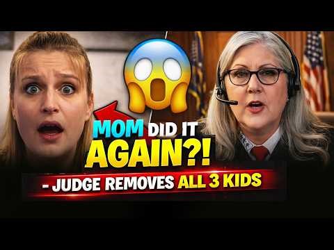 Druggie Mom Tests Positive For Meth TWICE - Baby Born Addicted - Judge REMOVES All 3 Kids 😳