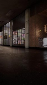 A store front with multiple glass doors showcasing various products