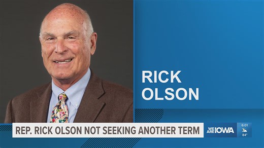 Iowa Rep. Rick Olson not seeking reelection in House