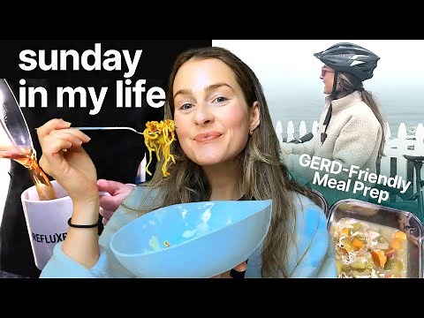 Sunday in My Life | Easy GERD-Friendly Chicken Soup Meal Prep Recipe