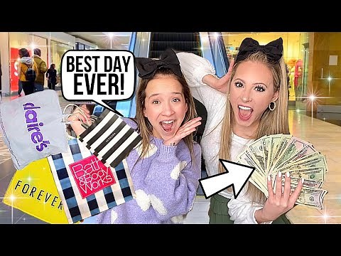 BIRTHDAY SHOPPING AT THE MALL WITH NO BUDGET 🤑🛍🥳