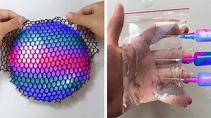 Satisfying Slime Pressing with Perfect ASMR Sounds
