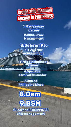 Cruise ship manning agency in PHILIPPINES #seafareradvice #kamarinovlog #cruiseshipdream #marinoph #seamantips #lifestyle #jackpot #OFW #fblifestyle #lifestyl | Ka Marino Vlog