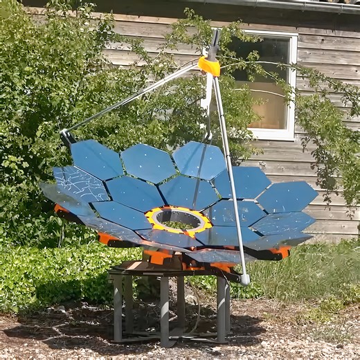 Homemade Solar Generator Looks Like a Miniature James Webb Space Telescope