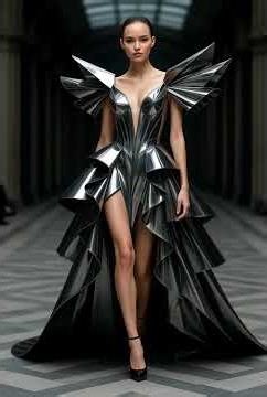 Fashion or Weapon? The Sharpest Dress on Runway 🦾