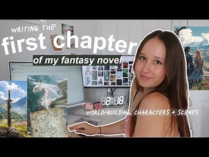 writing the first chapter of my *new* fantasy novel 📜⚔️ VLOG (my chapter process, new keyboards)