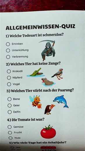 20 Quizfragen für kluge Köpfe: Teste dein Wissen
