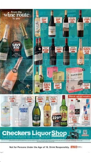 Checkers Western Cape - LiquorShop XXL Savings Promotion 25/06 - 08/07