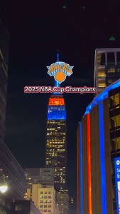 The @nyknicks are 2025 NBA Cup Champions 🏆 #nyc #newyork #newyorkcity #nba | The Big NYC