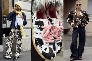 Why everyone's suddenly milking the cow print trend.