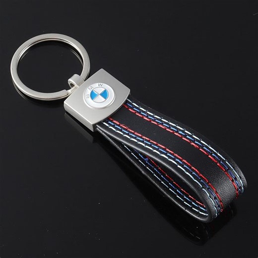 BMW Car Logo Leather Car Keychain Rings and Accessories - Etsy