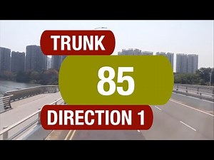 Go-Ahead Trunk 85 (Direction 1) | Bus Service Route Visual