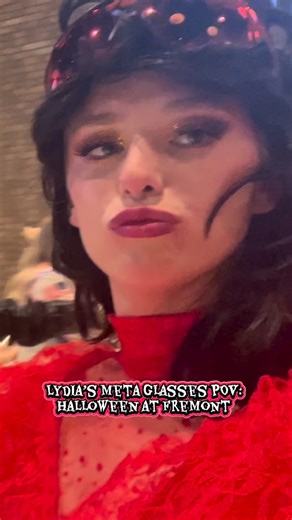 How was your Halloween? Was PACKED at Fremont. The glasses didn’t do it justice. #Halloween #MetaGlasses #Fremont | Moo Kenzo
