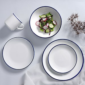 [Hot Item] Restaurant Supplier Crockery Set Plates Dinnerware Ceramic Tableware Set for Hotel Catering